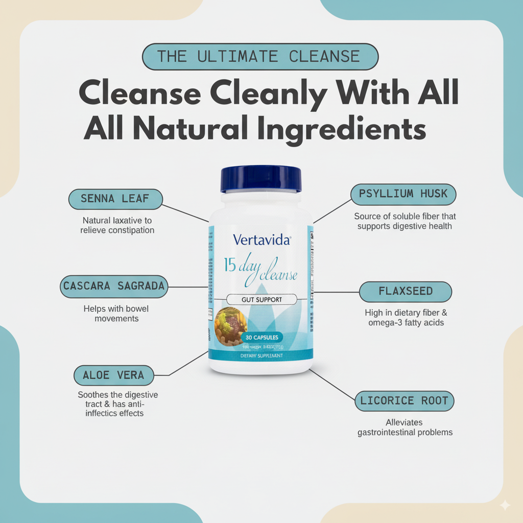 VertaVida™ 15-Day Gut Cleanse